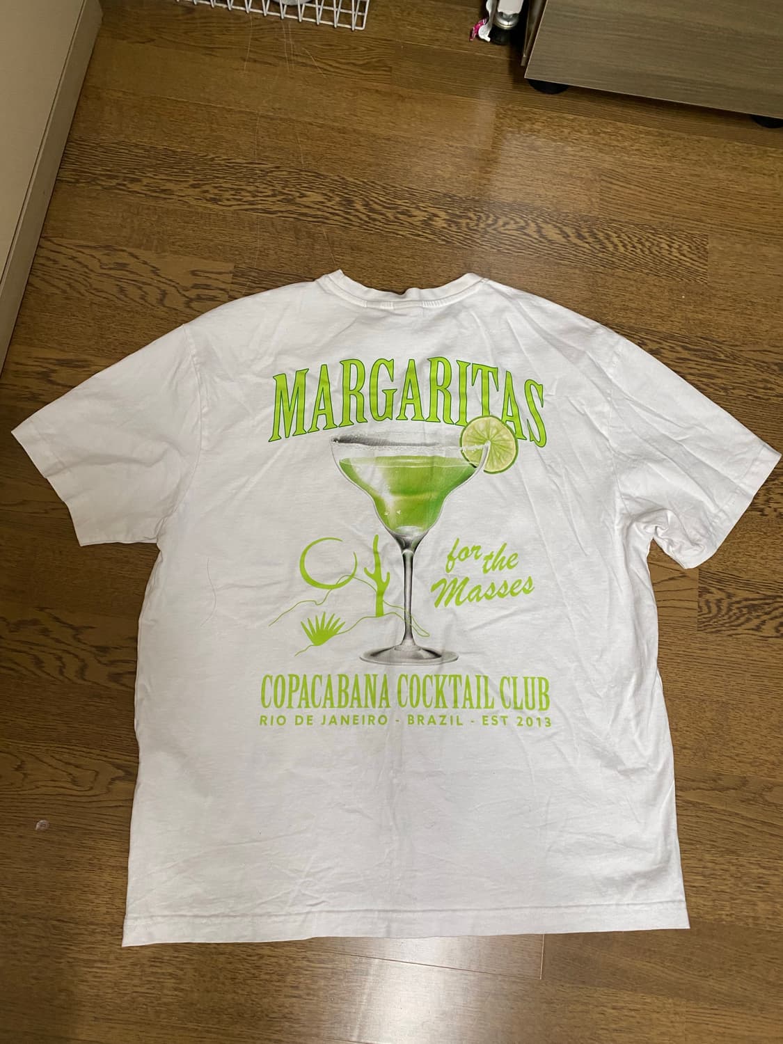 온리앤선즈 칵테일 클럽 반팔 티셔츠 xl 화이트 상품이미지1