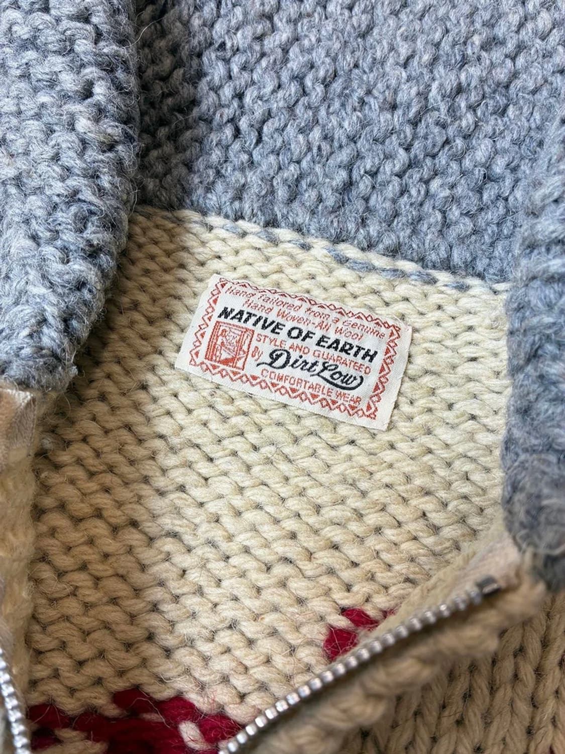 네이티브오브어스 90's 헤비울 코위찬 니트 가디건 PN6504 상품이미지3