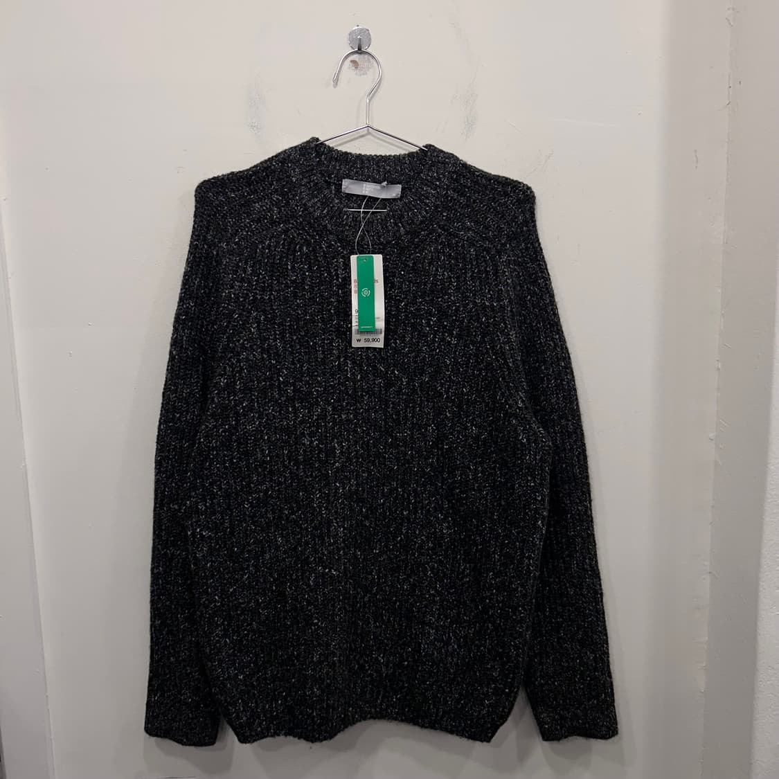 에잇세컨즈 래글런 울 짜임 오버핏 니트 상품이미지2