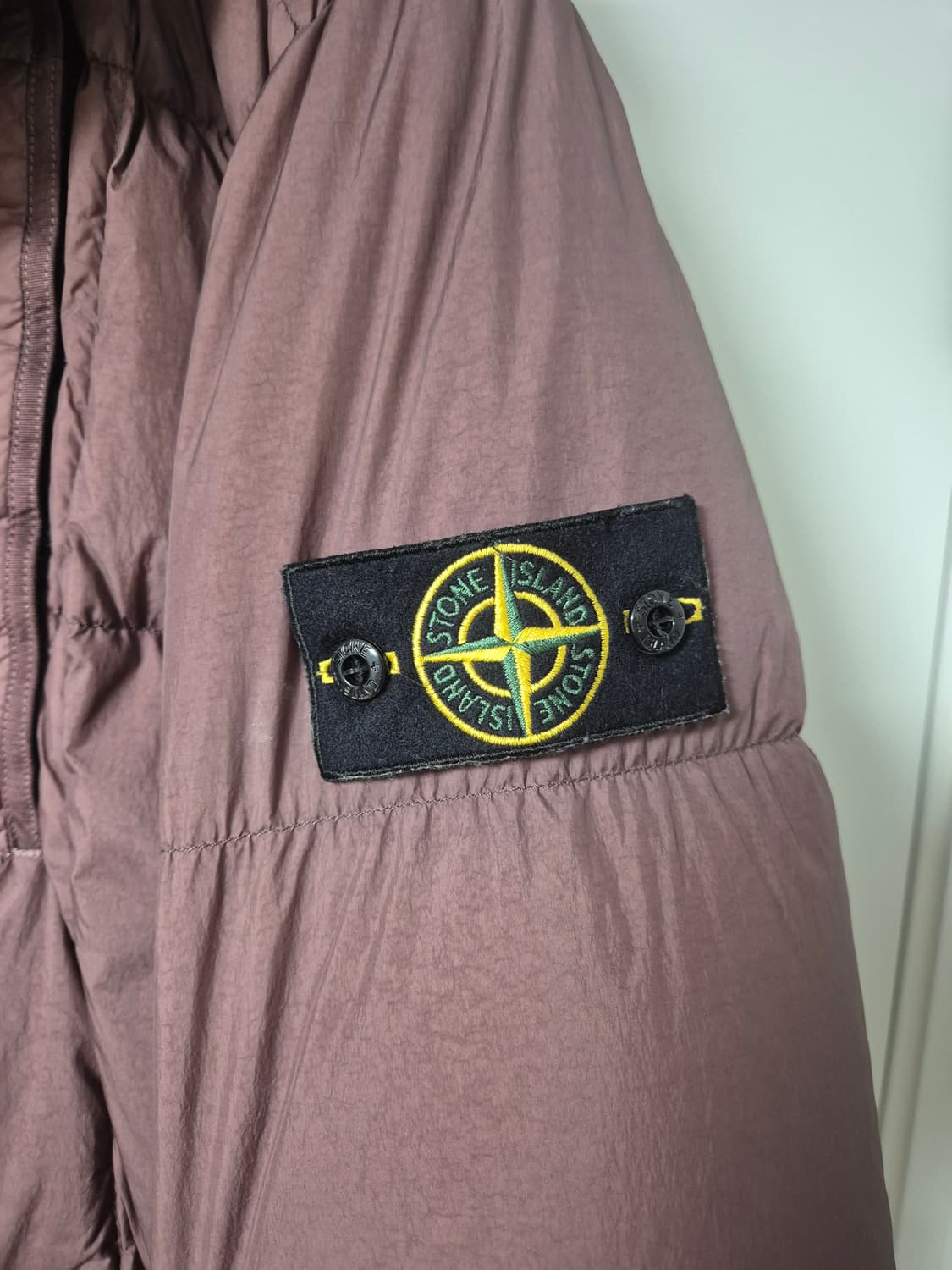 (M)스톤아일랜드 크링클랩스 롱패딩 (로즈쿼츠) 상품이미지3