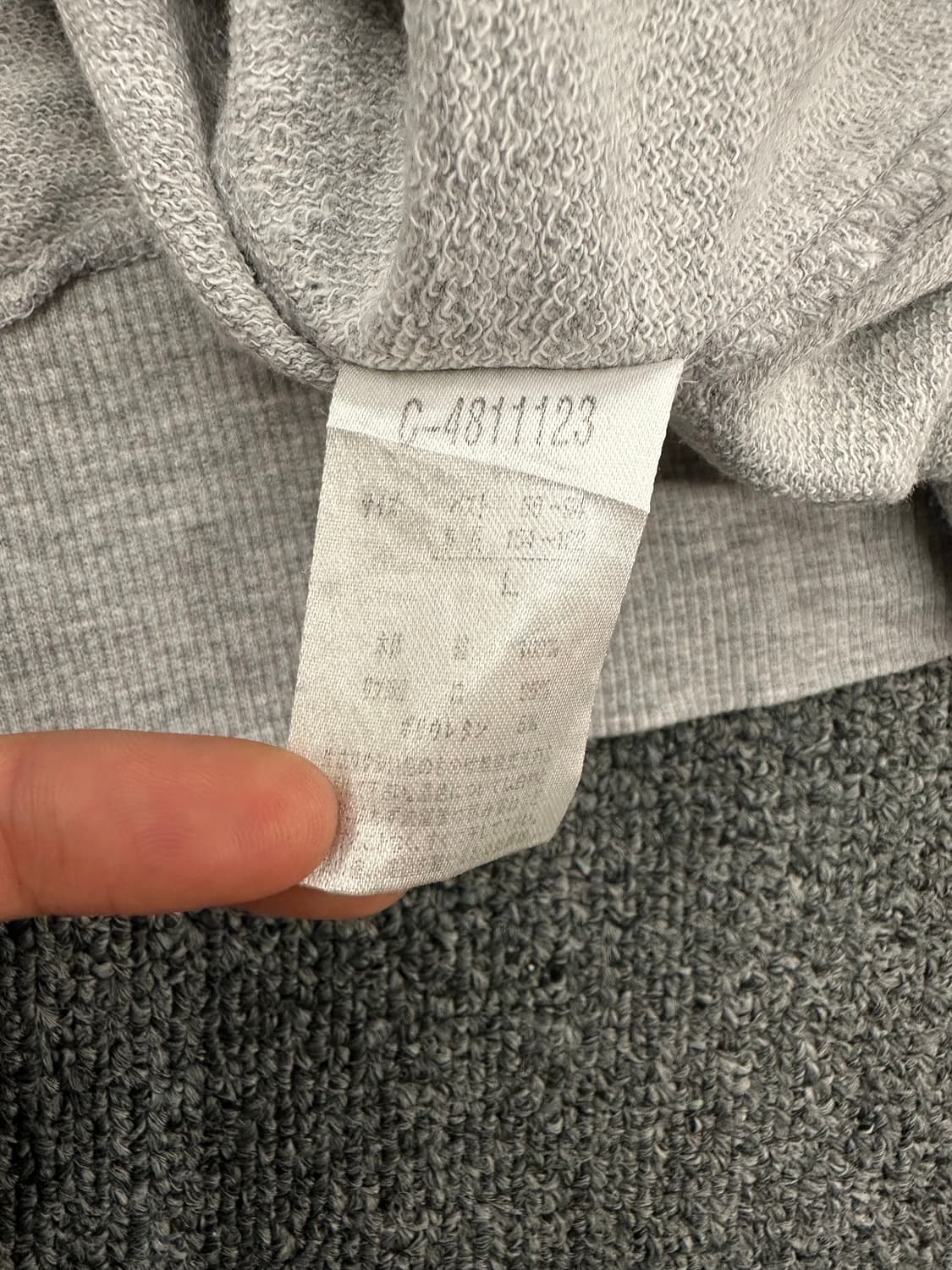 L)Petitreitre 빈티지 레터링 프린팅 반팔 후드 원피스 상품이미지6