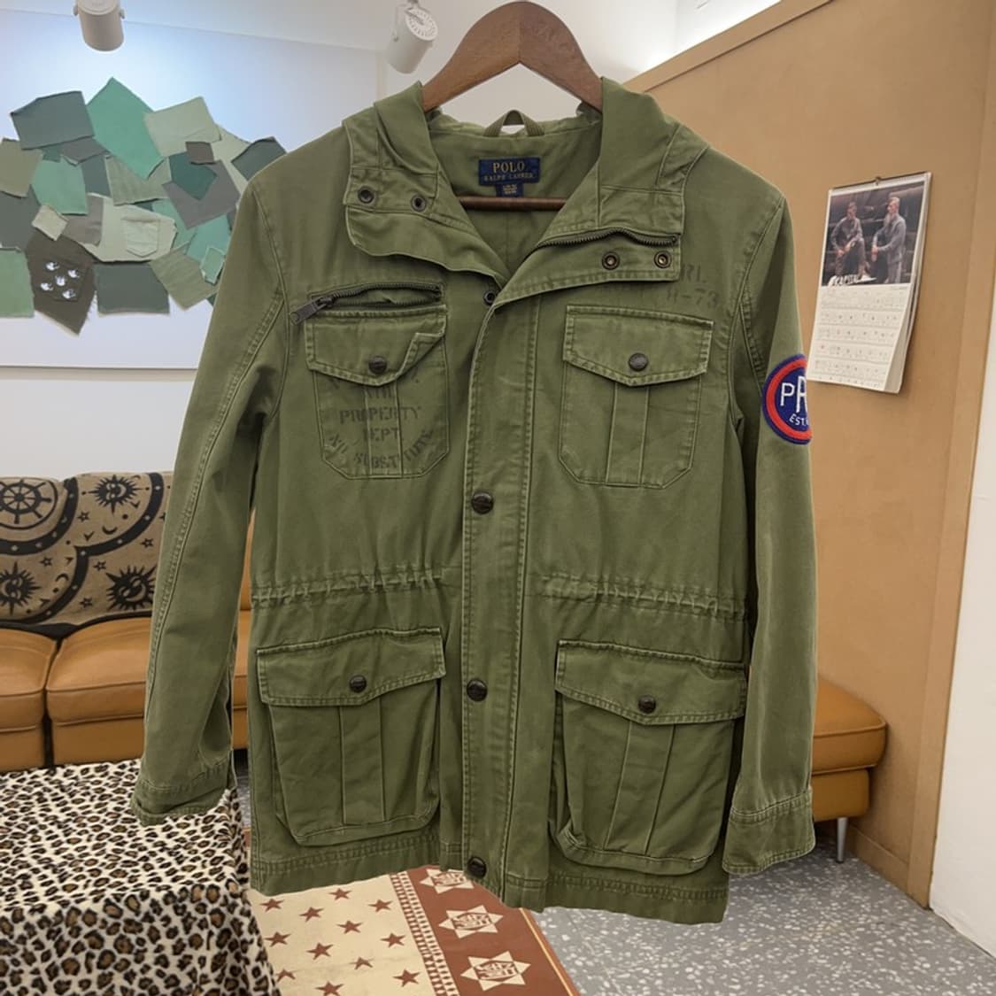 폴로 랄프로렌 빈티지 사파리 헌팅 워크 야상 자켓 L C08903 상품이미지3