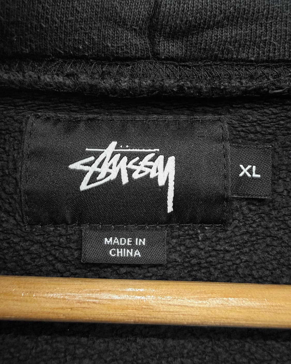 스투시 인터내셔널 C로고 스웻 후디 블랙 상품이미지5