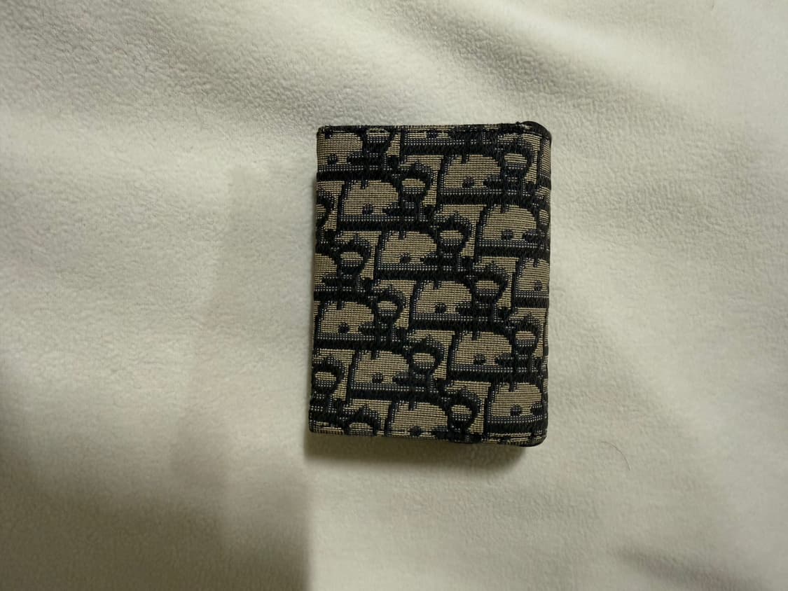 디올 오블리크 새들 아코디언 카드지갑 상태ss팔아용 상품이미지3