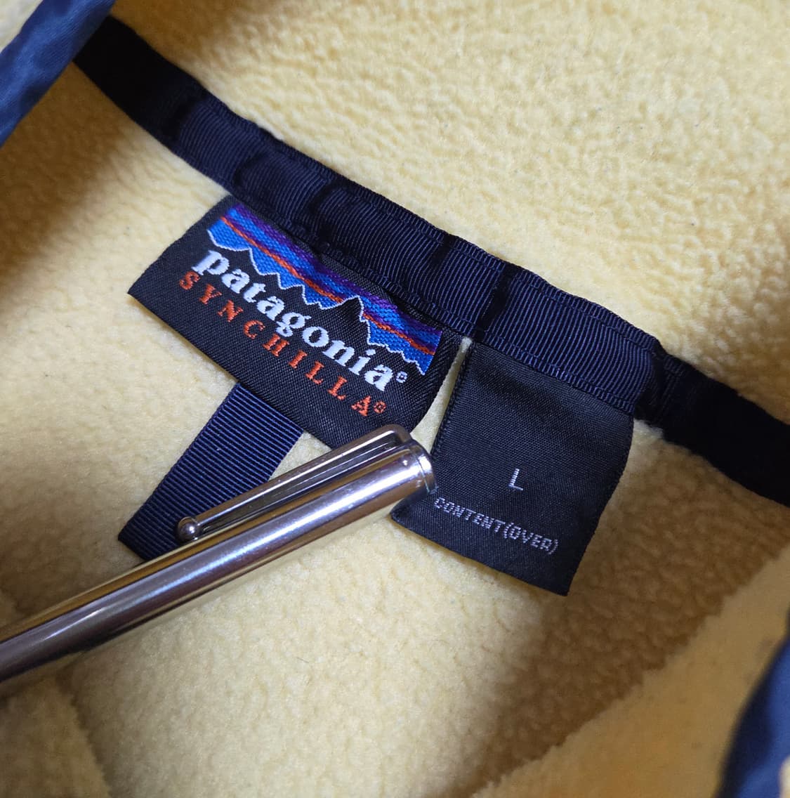 (L)파타고니아 빈티지옐로우 신칠라 플리스 상품이미지8