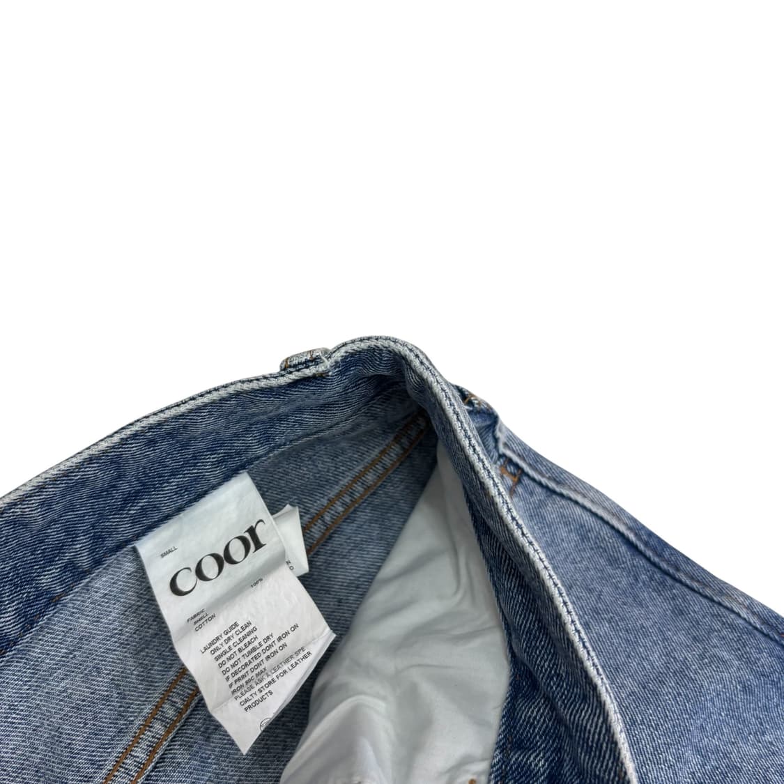 쿠어 스카이블루 디스트로이드 스케이터 진 상품이미지3