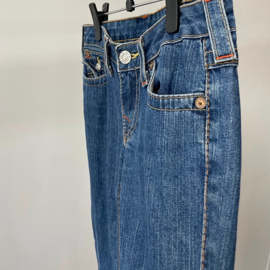 트루릴리전 조이 여성 플레어 부츠컷 데님 팬츠 상품이미지3