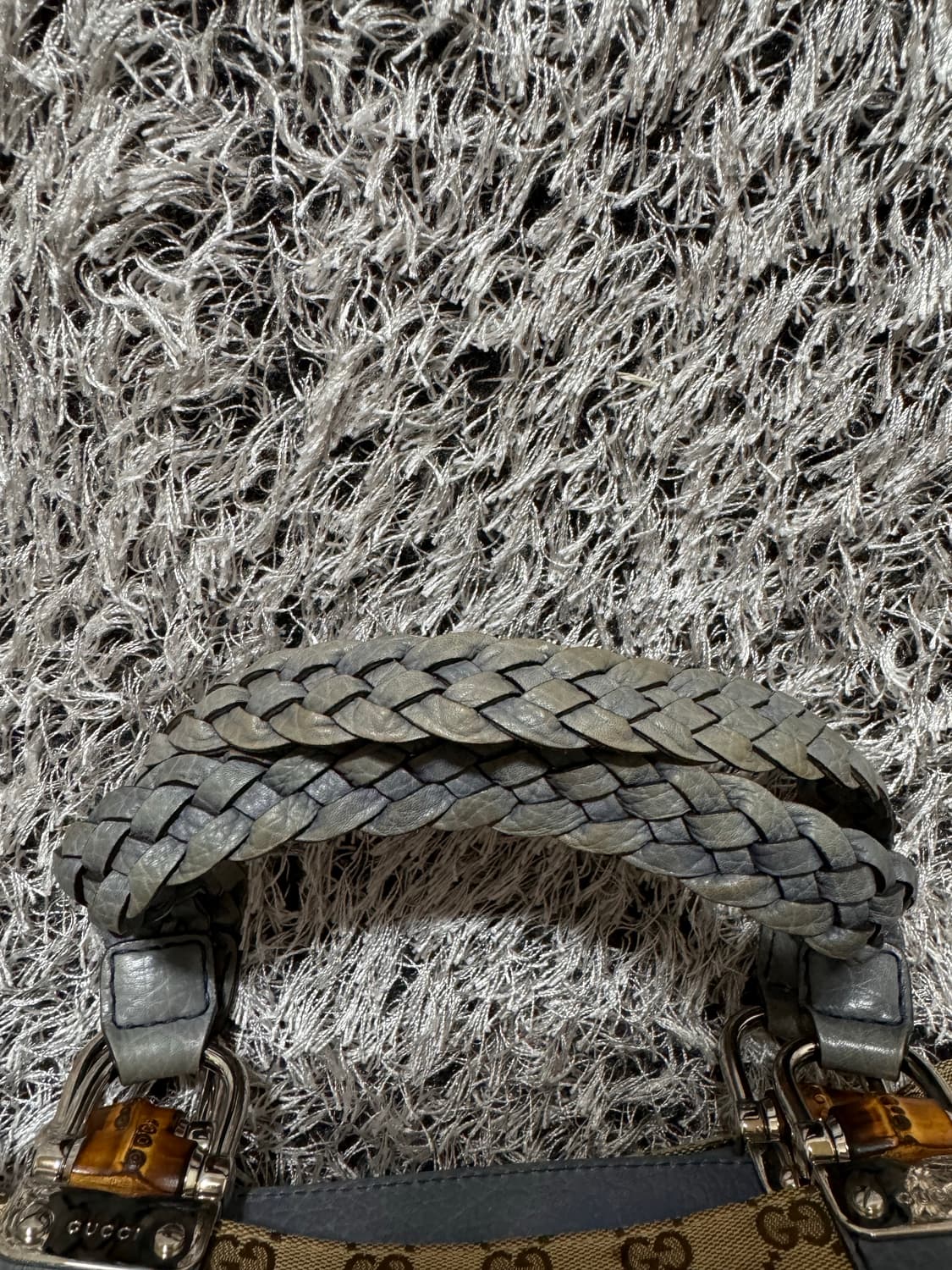 구찌 GG 캔버스 뱀부 숄더백 상품이미지10