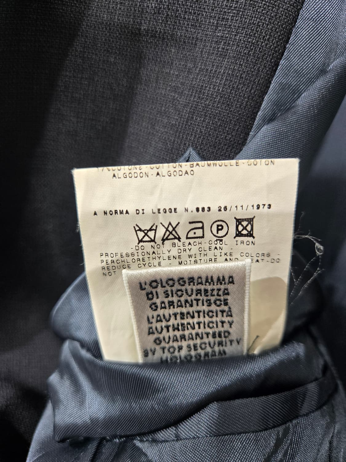 돌체앤가바나 네이비 남성 정장 자켓 상품이미지8