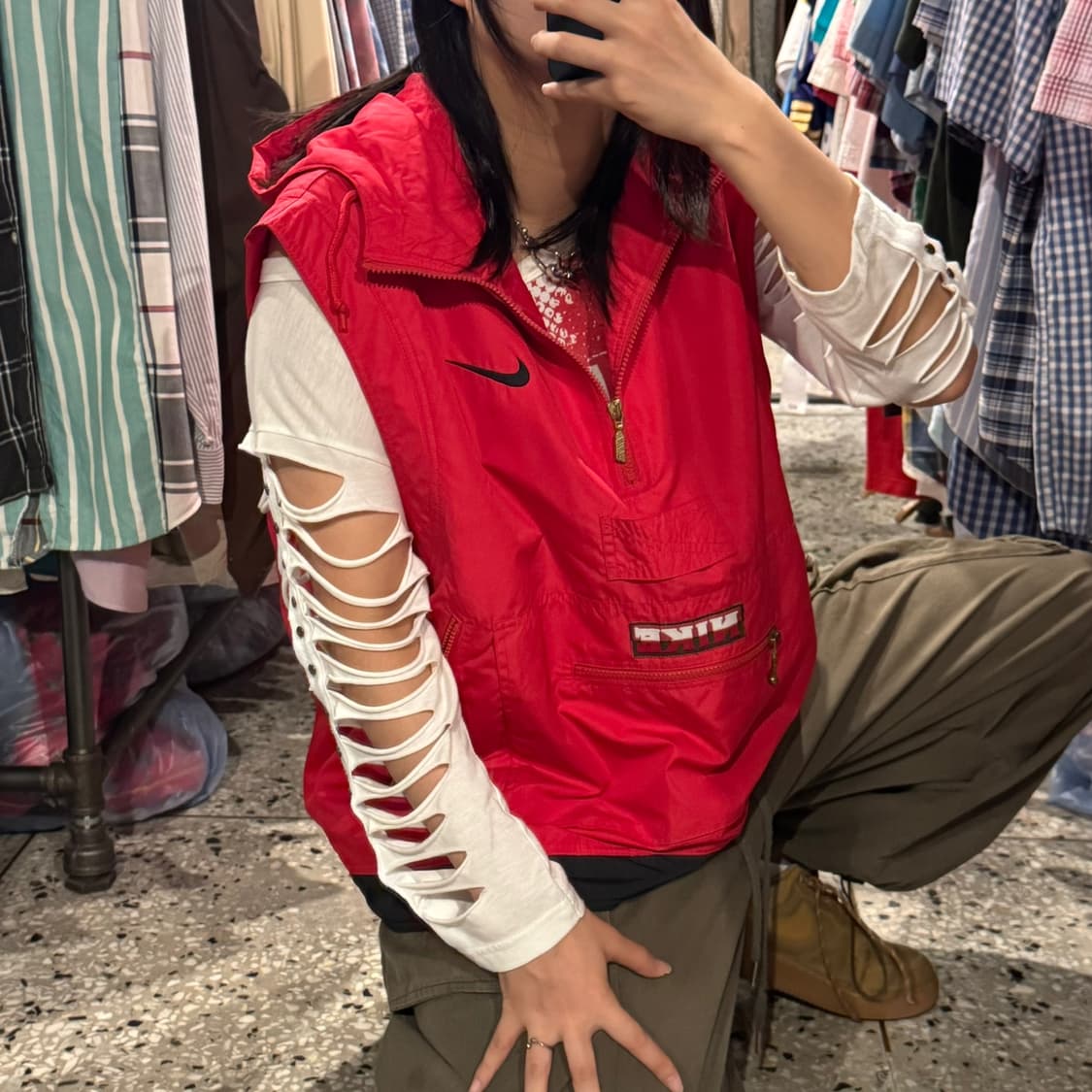 nike 나이키 올드스쿨 스트링 조끼 상품이미지3