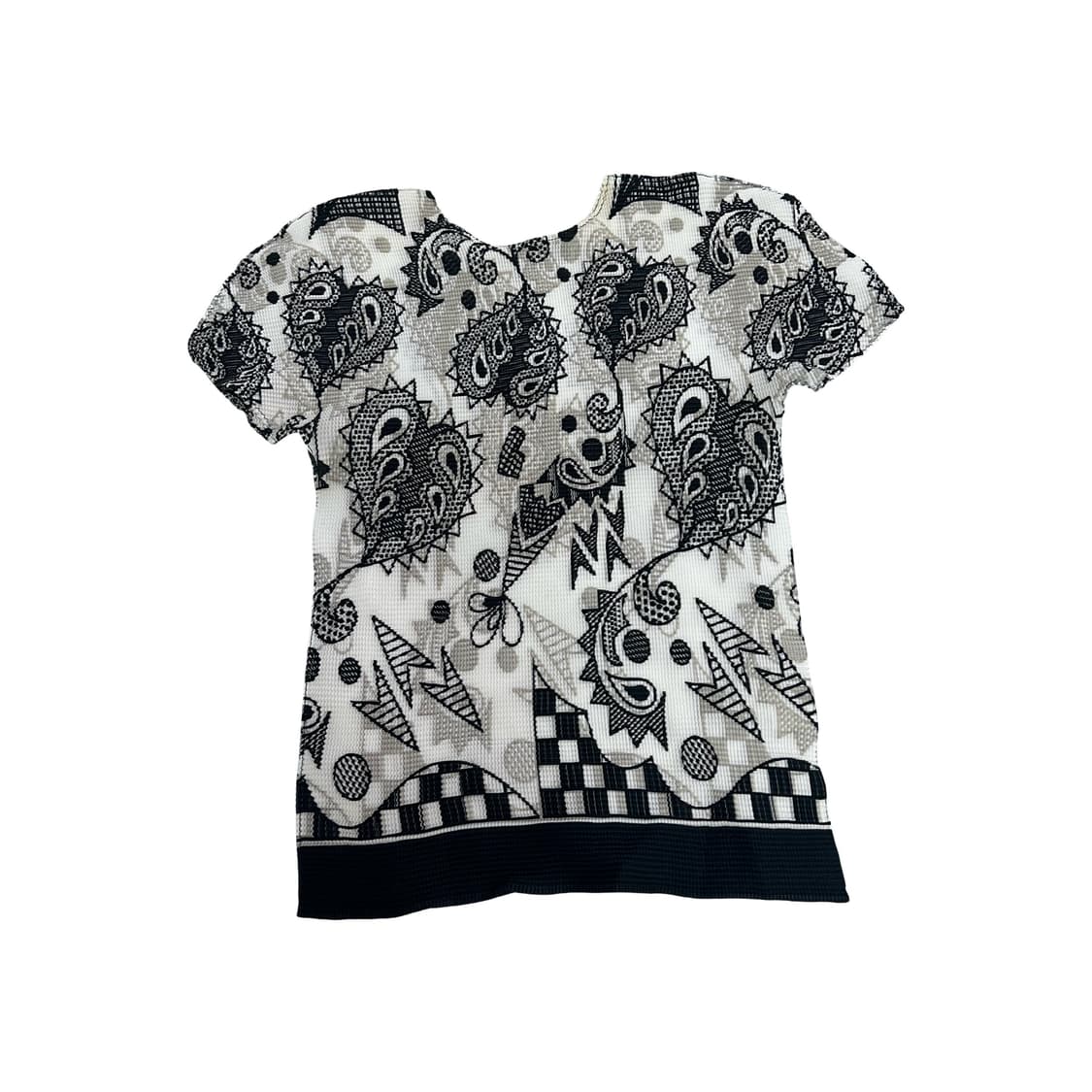 Issey Miyake 이세이미야케 플리츠 패턴 반팔 상품이미지2