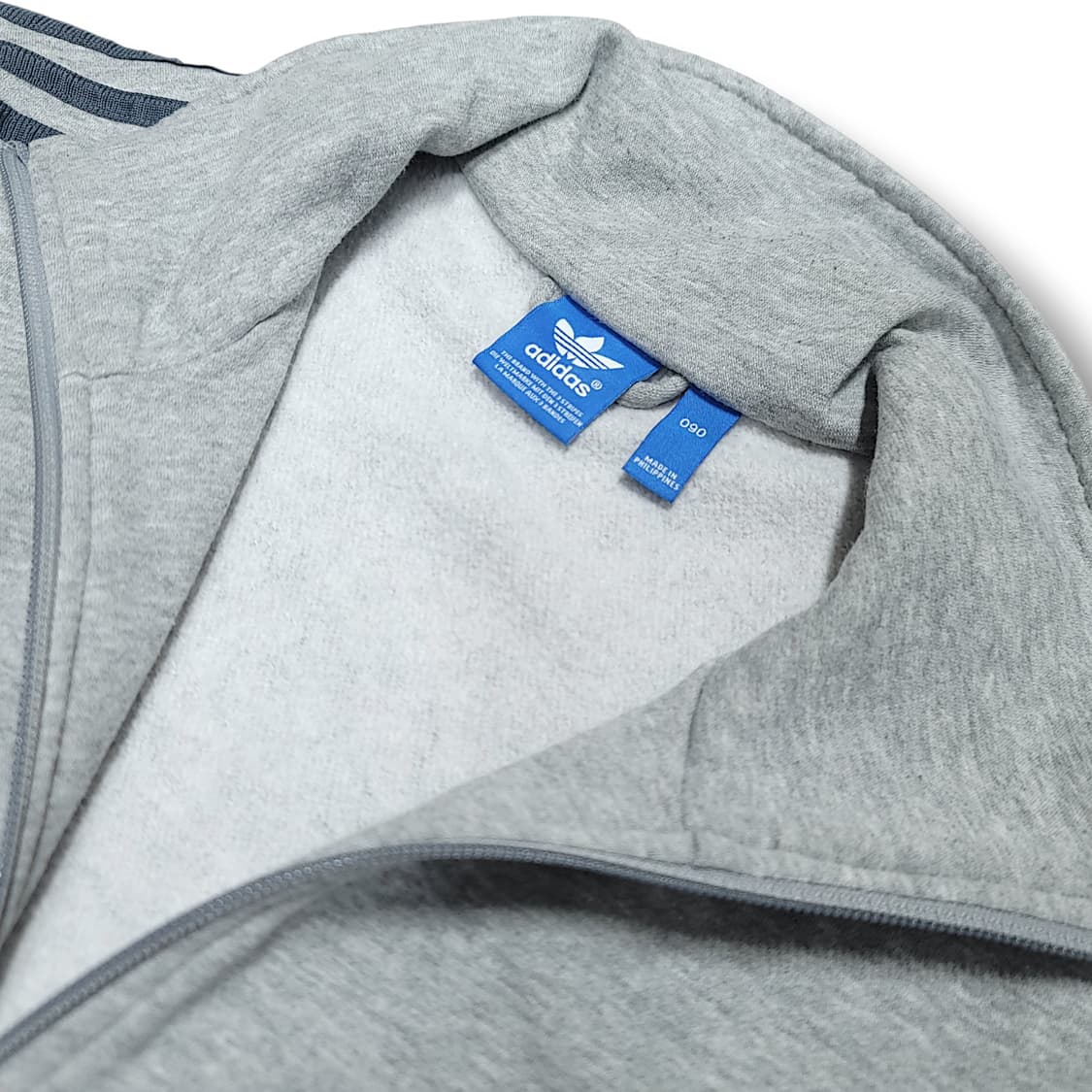 [90] 아디다스 그레이&실버 파이어버드 트랙탑 FLE 우먼 기모 집업 상품이미지9