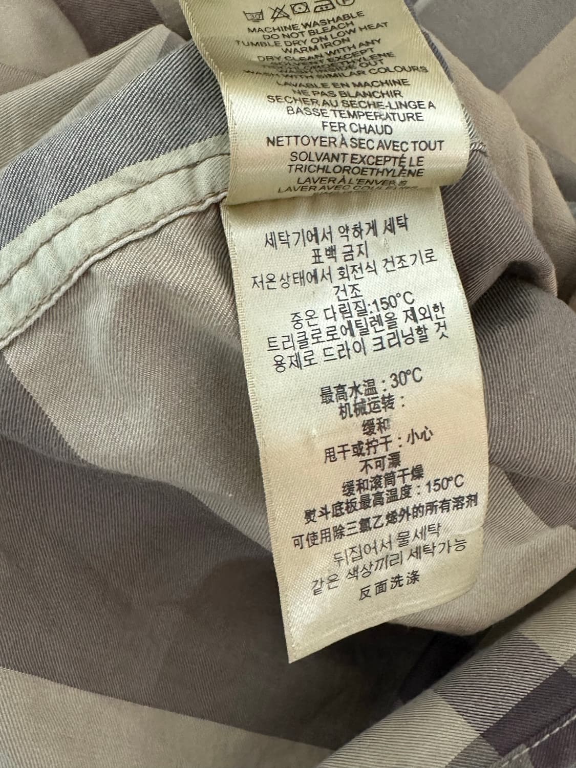버버리 남성 남방 긴팔 상품이미지9