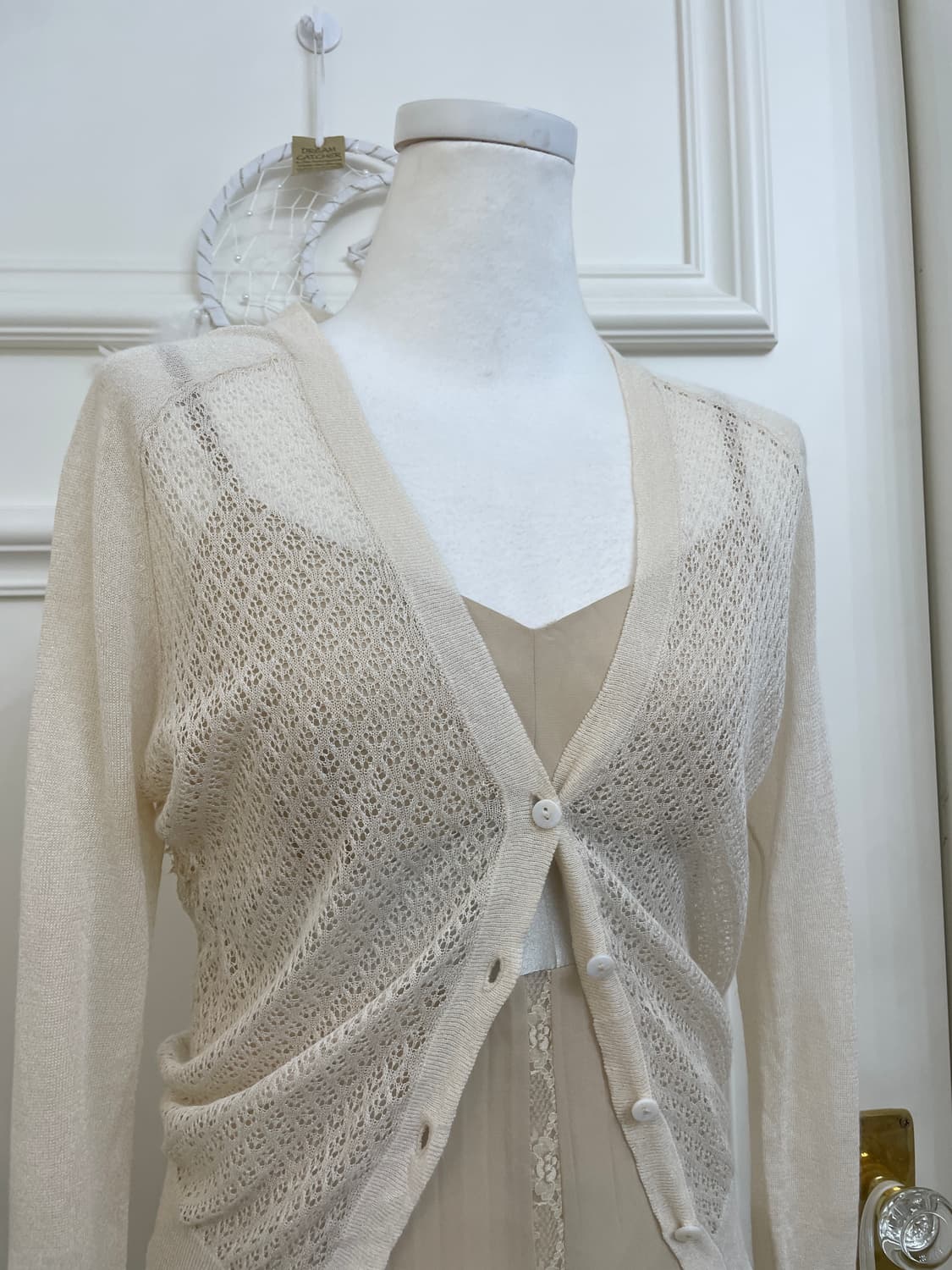 ivory beige crochet summer cardigan 상품이미지6