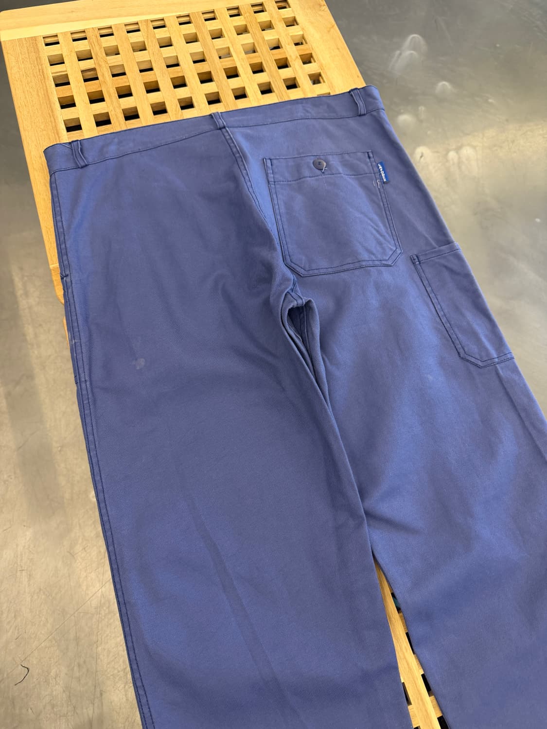 WASHED VINTAGE NAVY FRENCH WORK 프렌치워크팬츠 상품이미지10