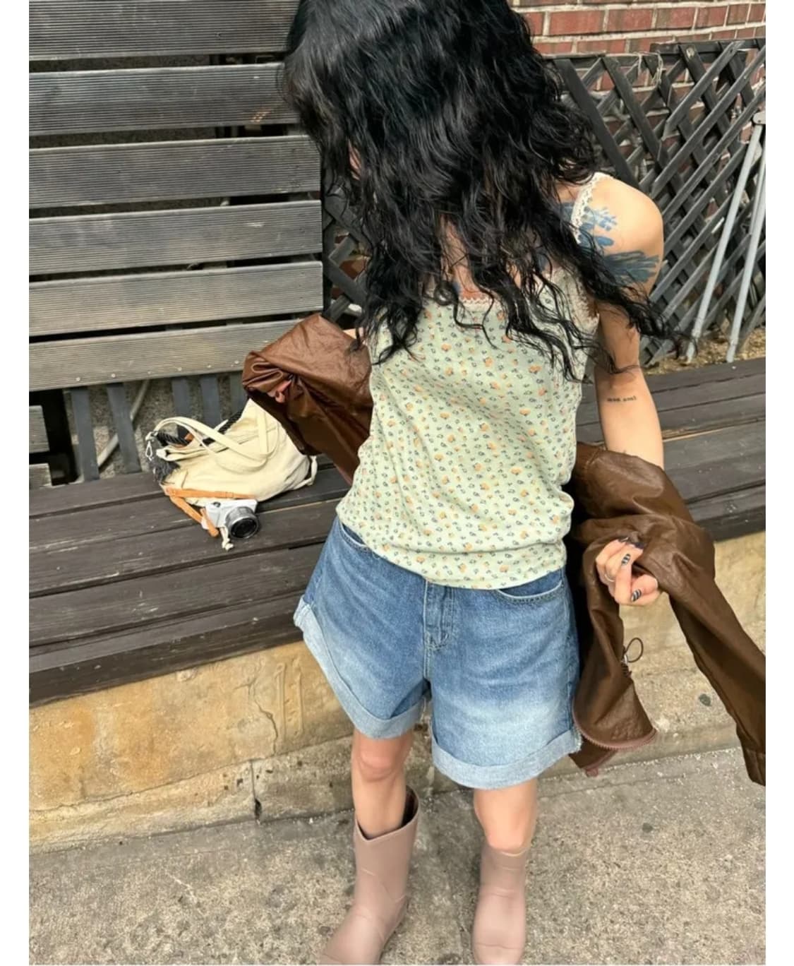 모래하우스 sage lace sleeveless 나시 상품이미지2