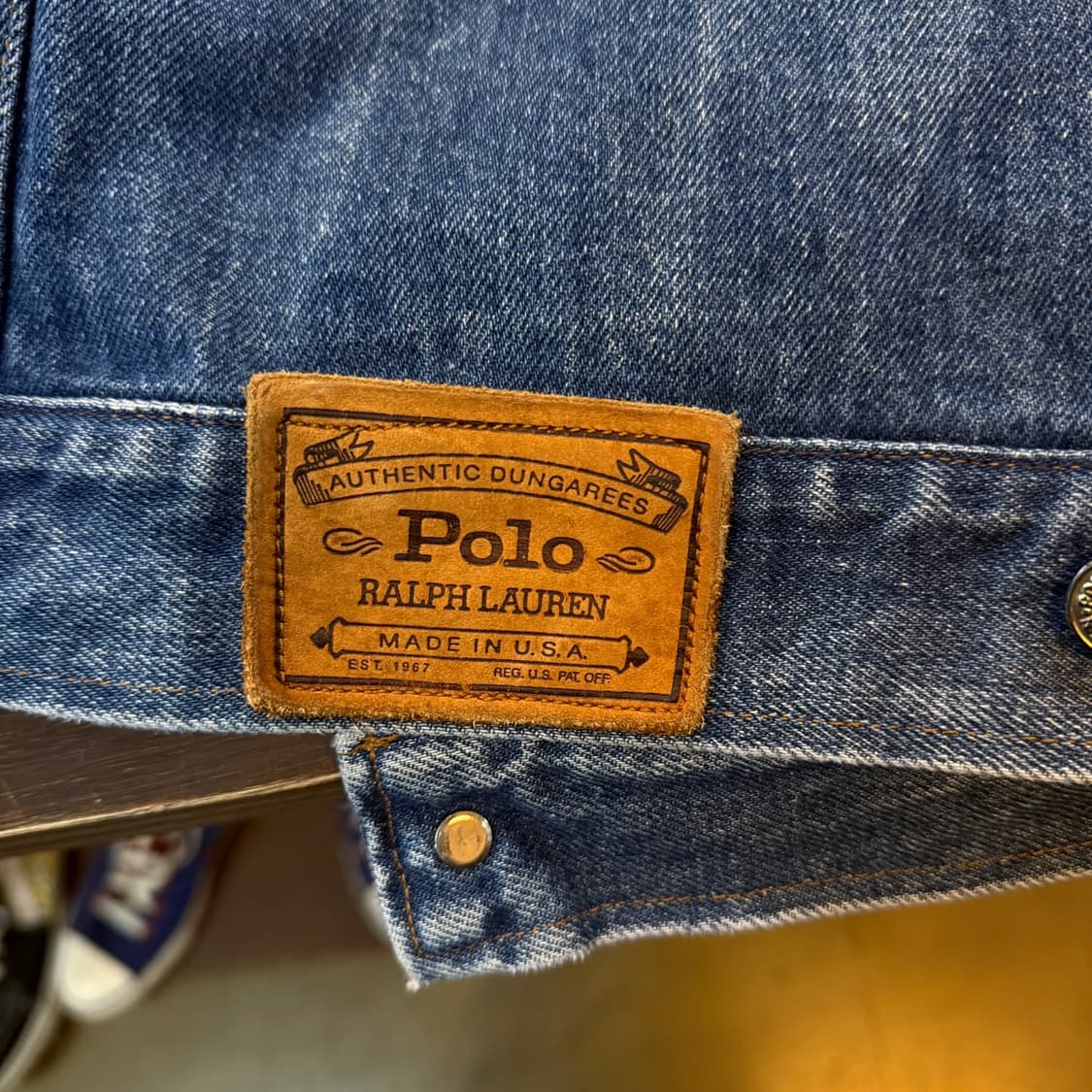 90'S USA 폴로 덩가리 데님 자켓 상품이미지5