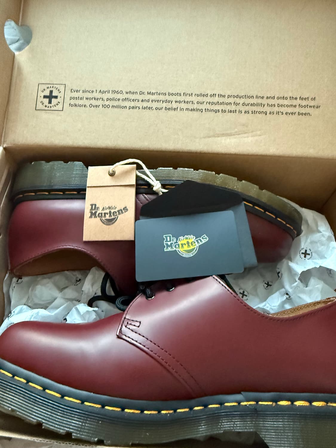 닥터마틴 1461 체리레드 270 새상품 상품이미지2