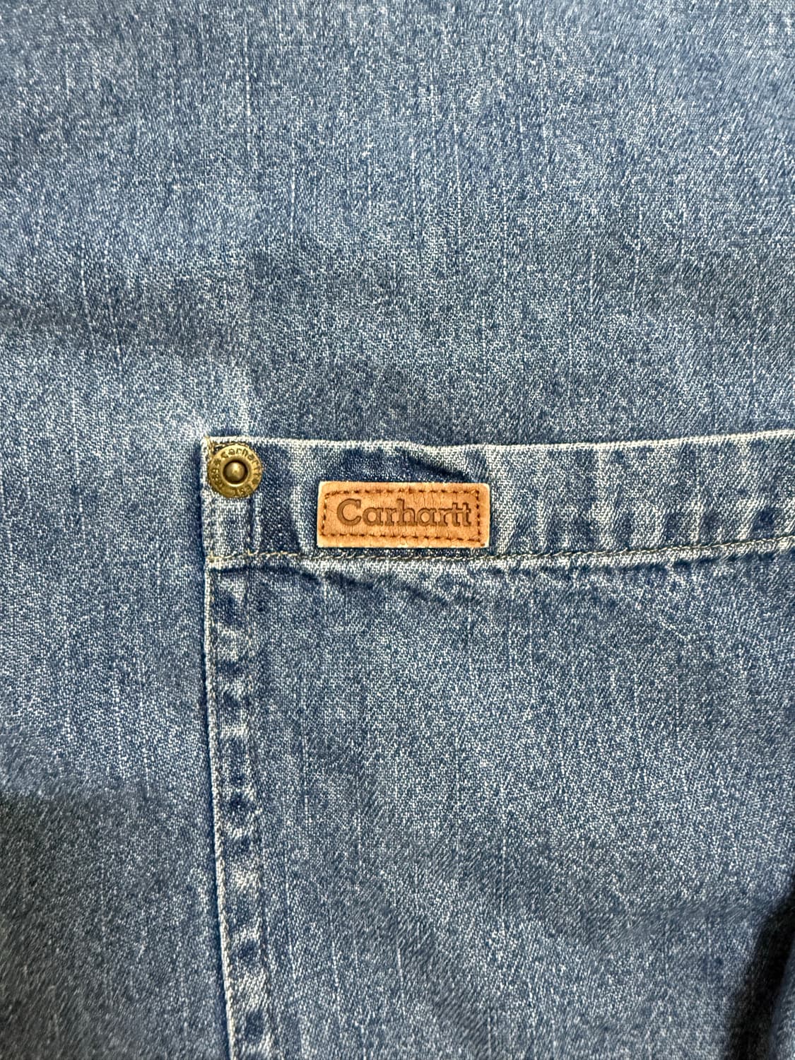 빈티지 칼하트 데님셔츠 상품이미지3