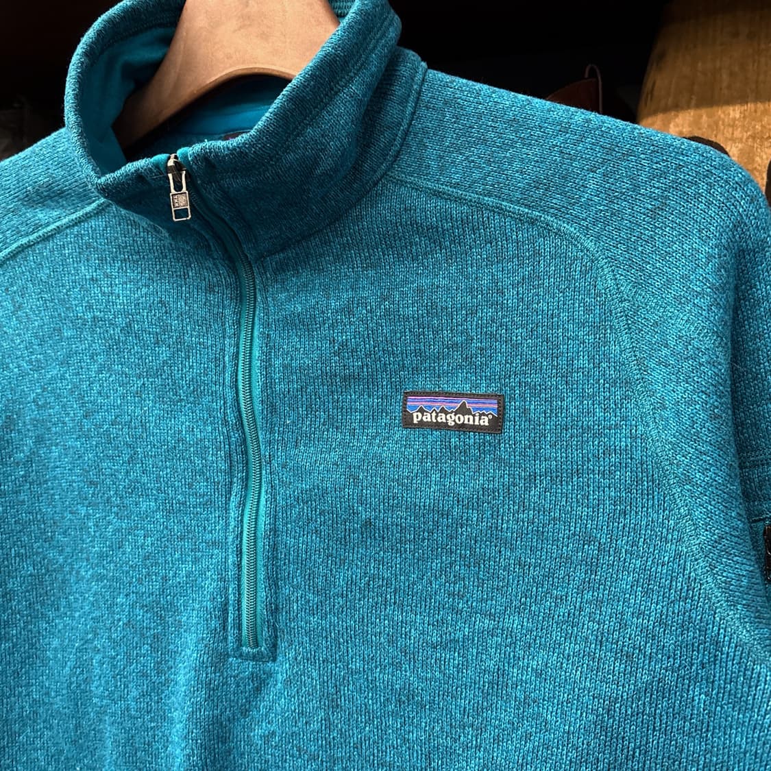 파타고니아 베터 스웨터 반집업 풀오버 플리스 아쿠아마린 N886 상품이미지6