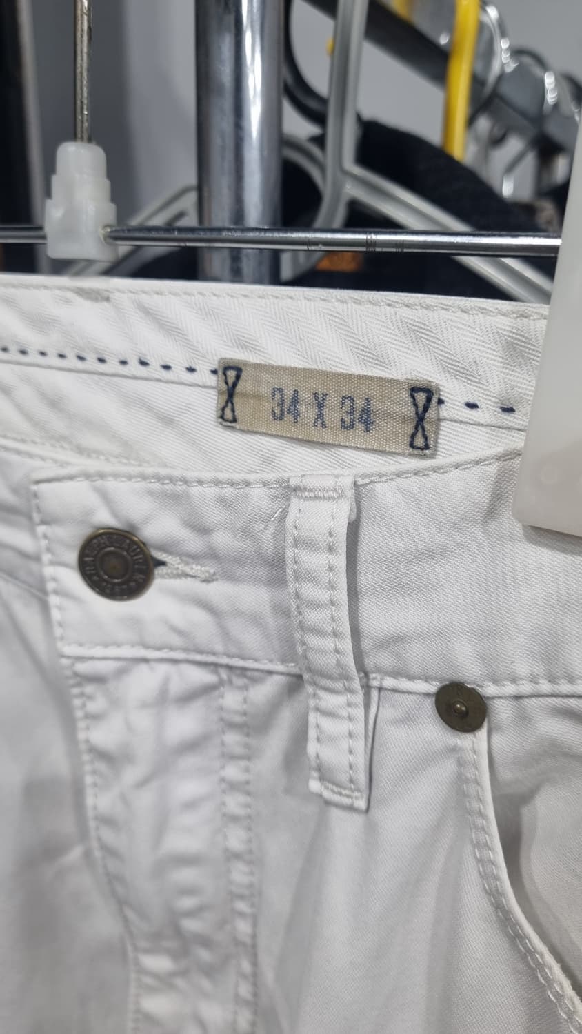 POLO 화이트 코튼팬츠 남성 34size 상품이미지2