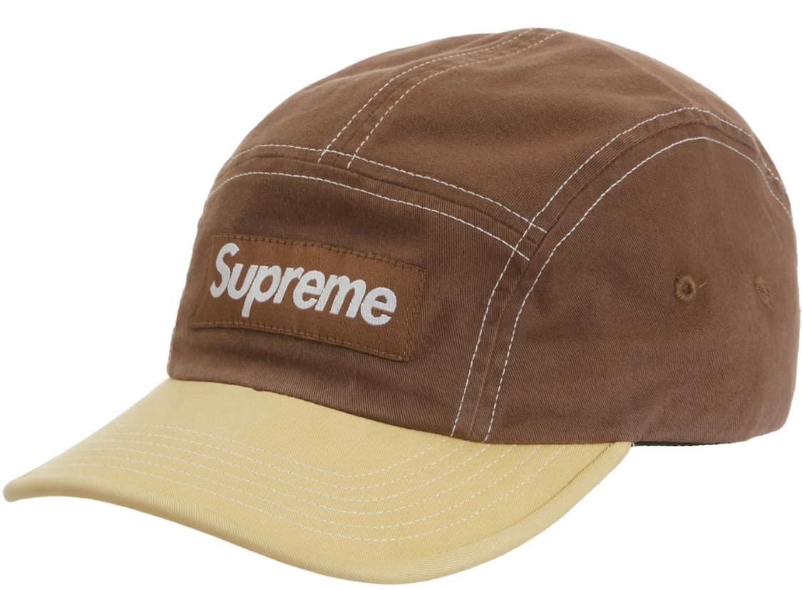 슈프림 투톤 트윌 캠프캡 브라운 상품이미지1