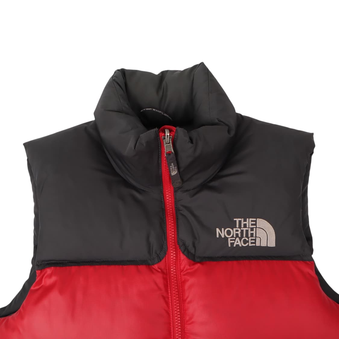 노스페이스 700 레드 구스다운 베스트 패딩조끼 상품이미지2