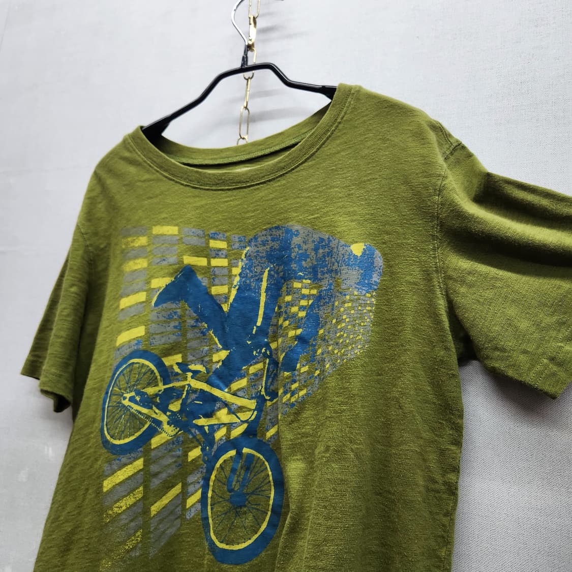 엘엘빈 바이크 빈티지 프린팅 반팔티 L 상품이미지3
