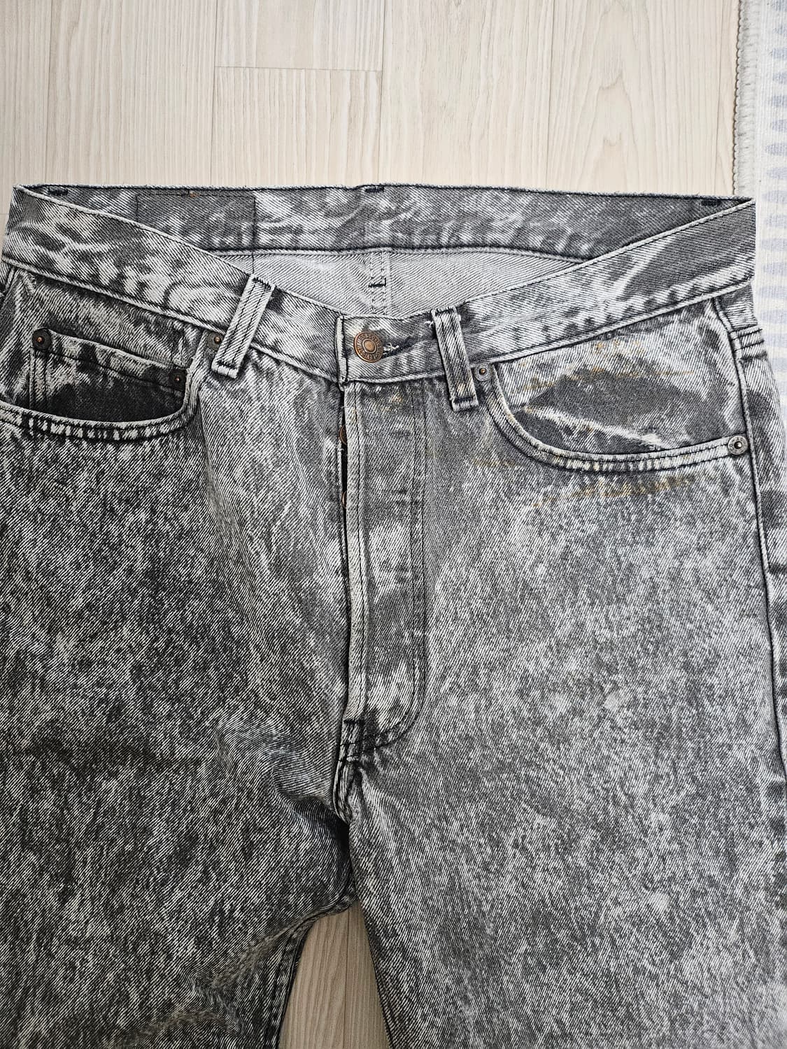 80s 리바이스 501 블랙 스톤워싱 상품이미지2