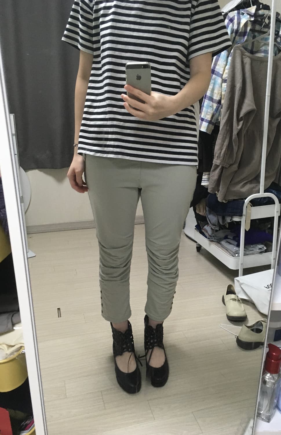 Wrinkled crop pants 상품이미지5