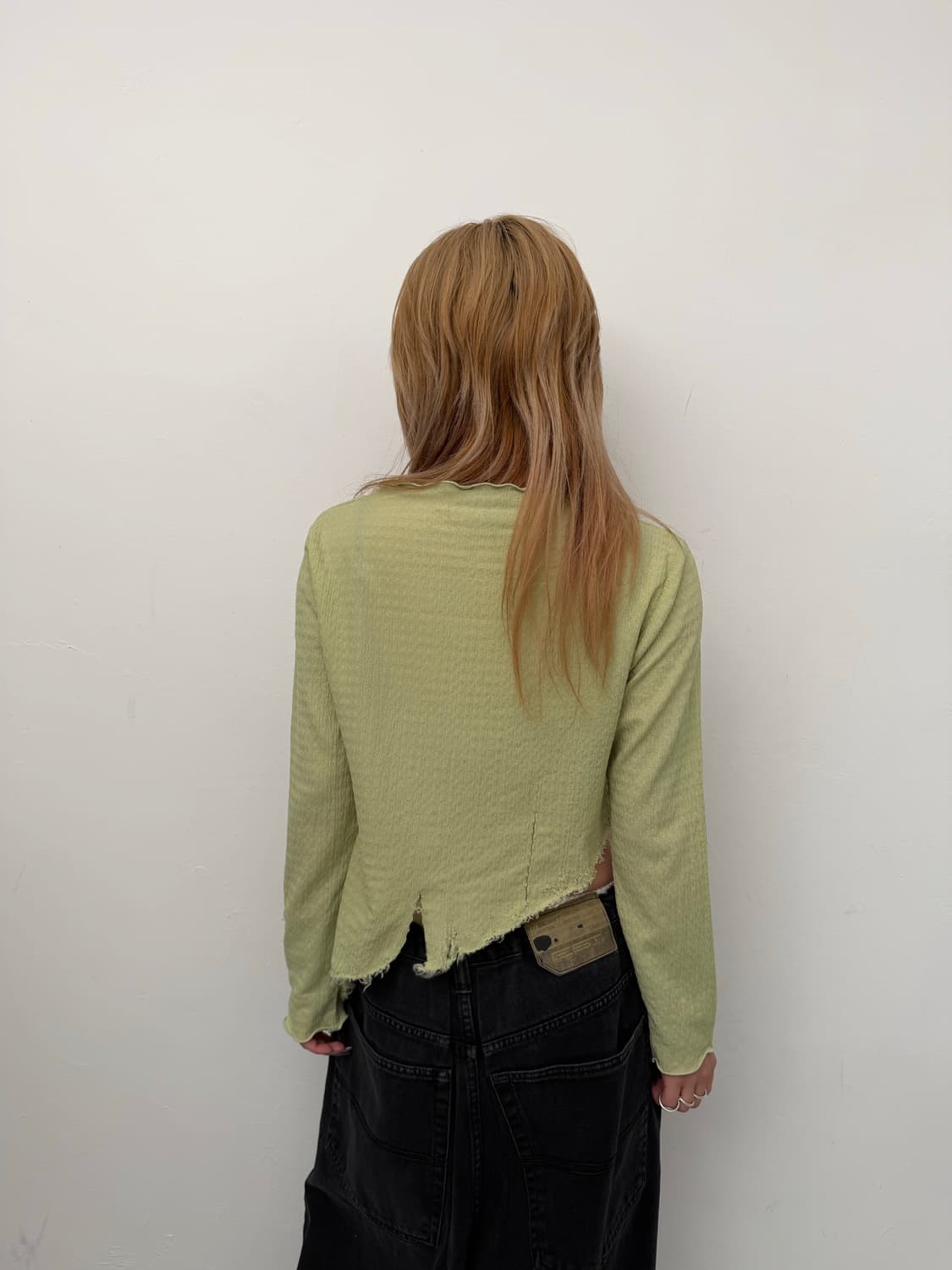 언발 컷아웃 플라워탑  상품이미지3