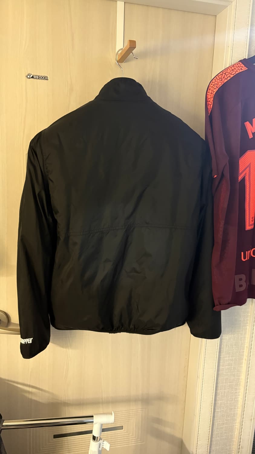 [L]슈프림 리버시블 로고 플리스 자켓 블랙 - 18FW 상품이미지9