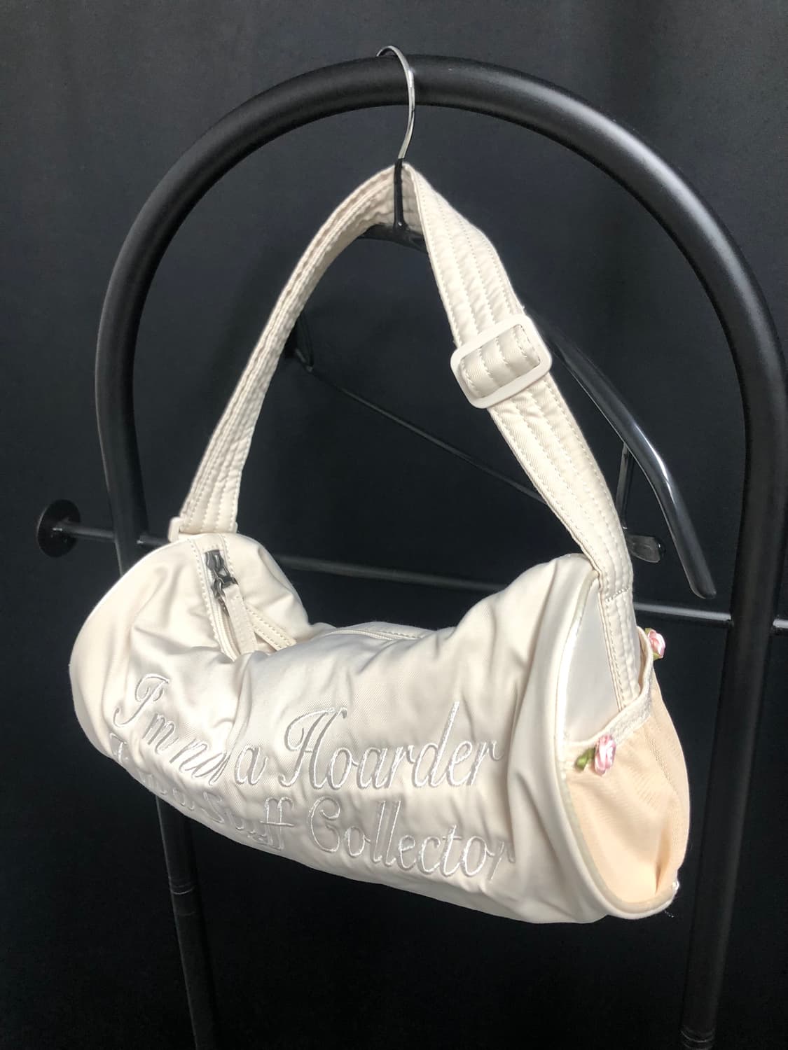 스컬프터 로즈 미니 더플백 아이보리 상품이미지1