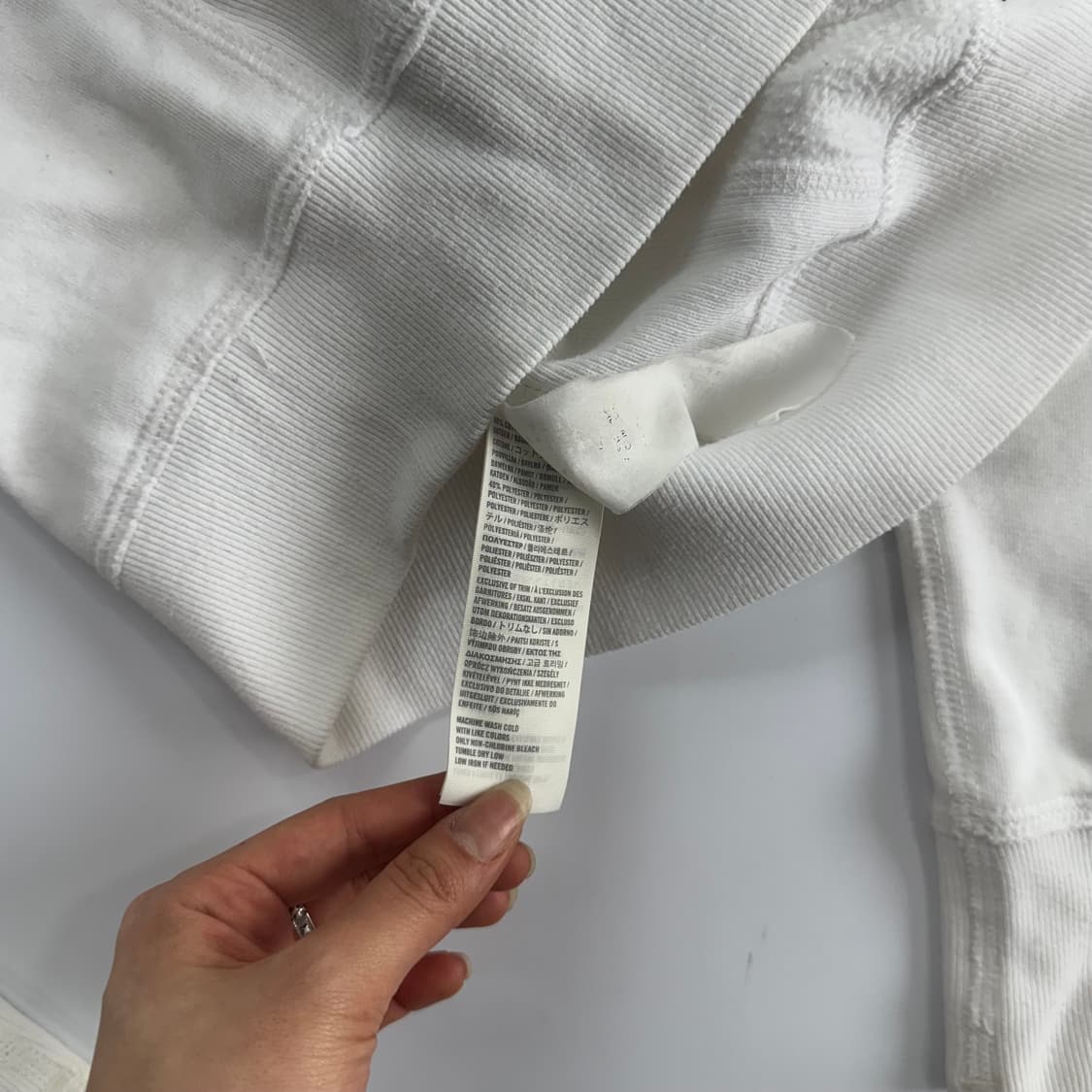 Abercrombie 아베크롬비 화이트 후드집업 상품이미지7