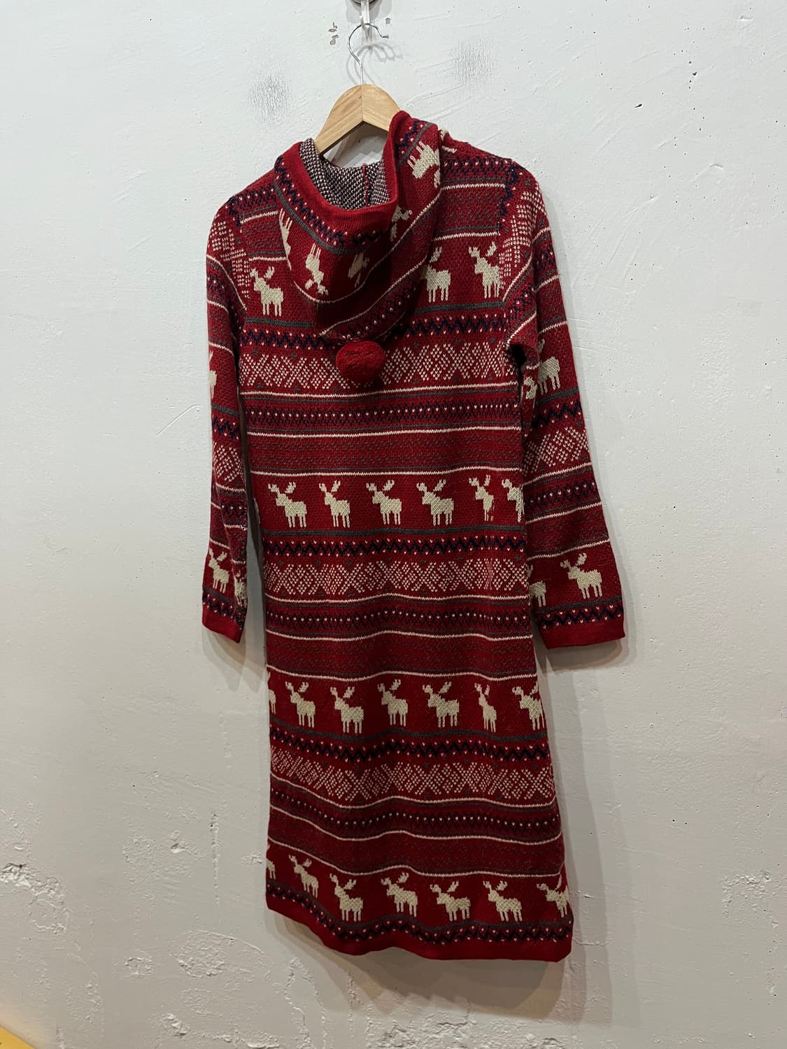 Olive de 노르딕 니트 후디 원피스 Made in JAPAN 상품이미지2