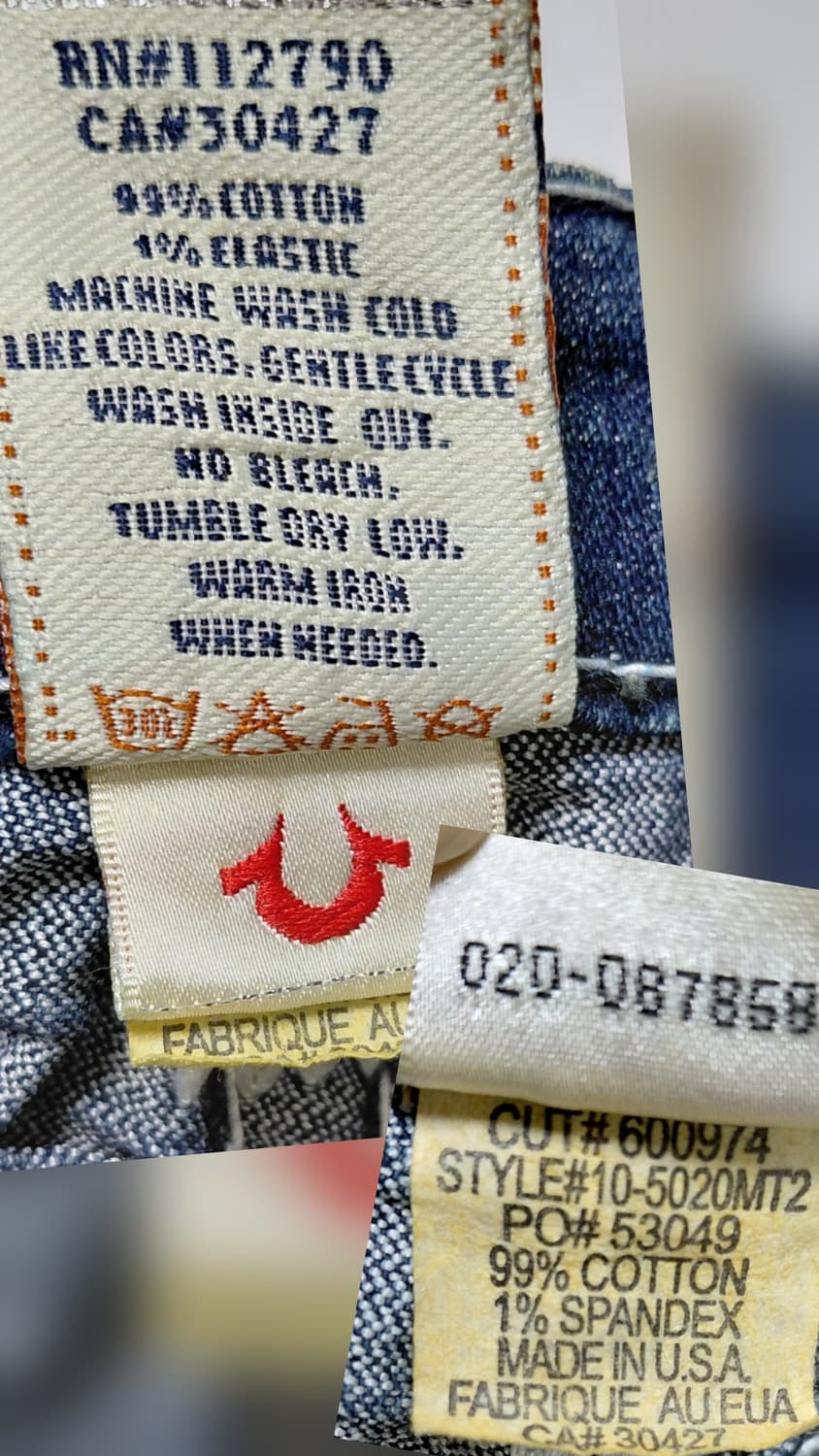 트루릴리전 빌리 슈퍼 T - Made in USA (사이즈 30) 상품이미지6