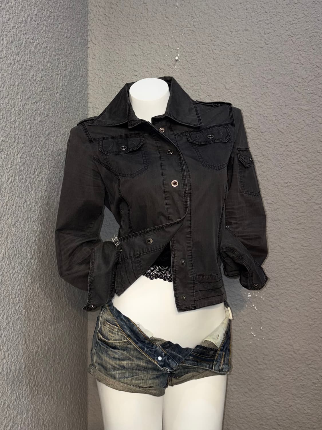 자수 스냅 셔츠 상품이미지4