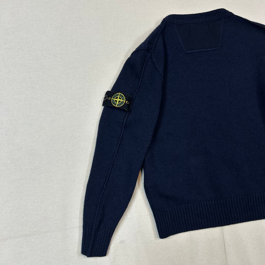 8Y/ 스톤아일랜드 주니어 울 라운드넥 니트 네이비 상품이미지8