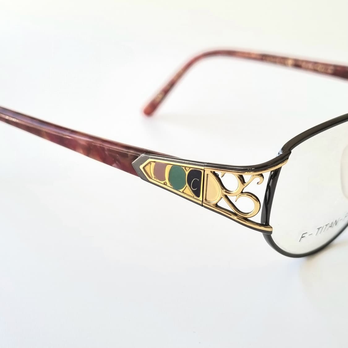 데드스탁 CHAOS  티탄P 오벌형 콤비 안경 1118 상품이미지7