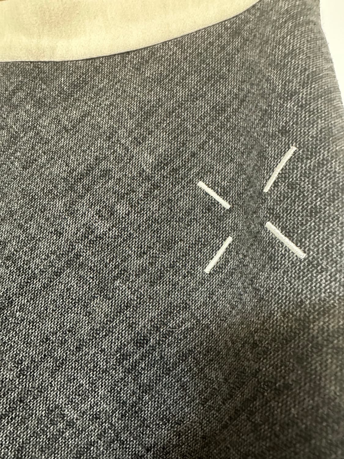 마르지엘라그레이 모직 플레어 스커트 정품 상품이미지5