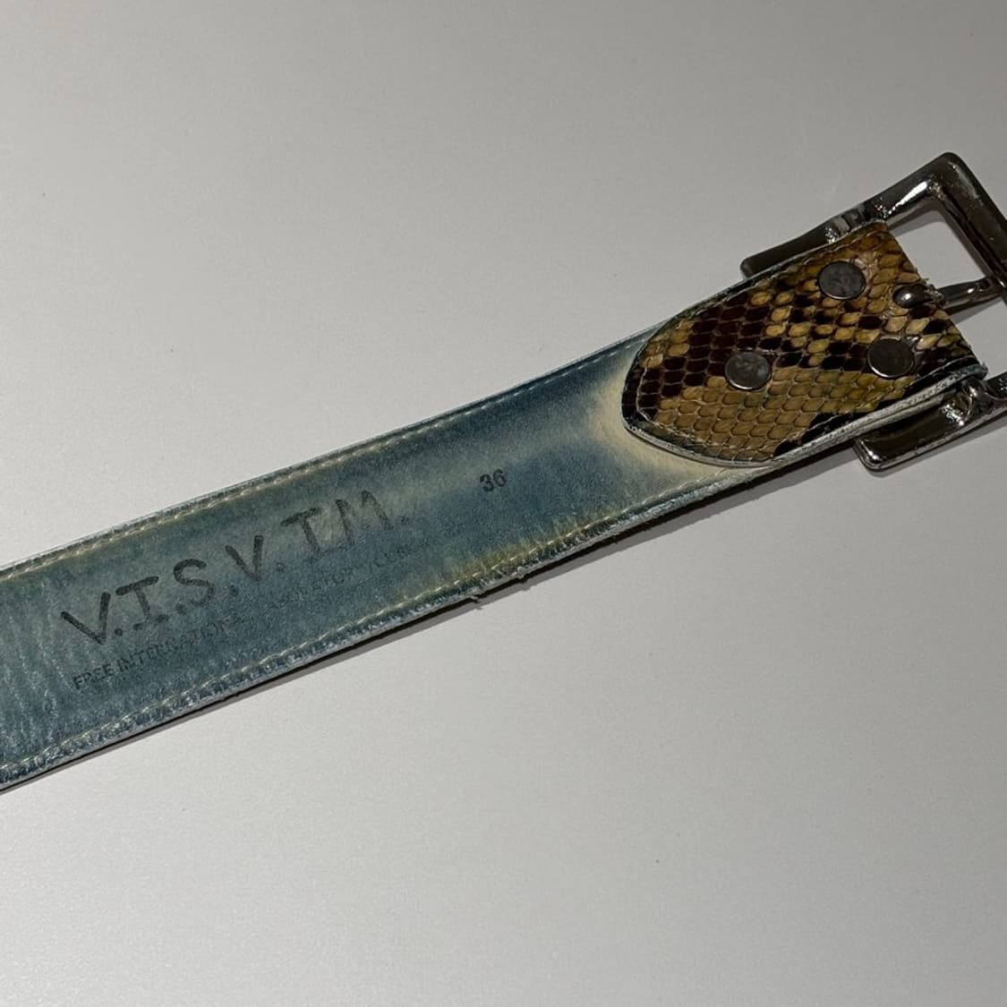 36) 비즈빔 visvim 뱀피 벨트 상품이미지5