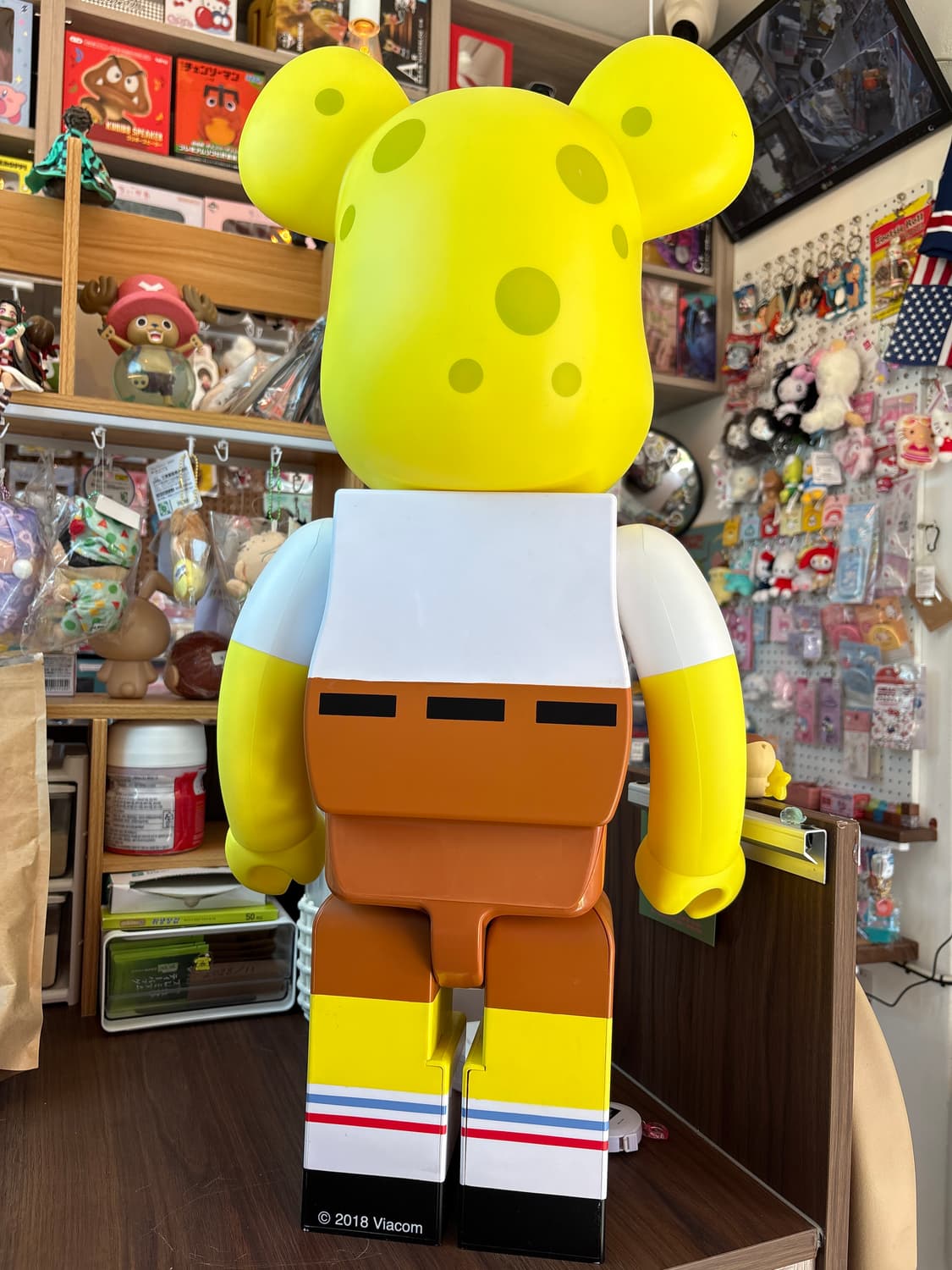 스폰지밥 베어브릭 1000% 상품이미지2