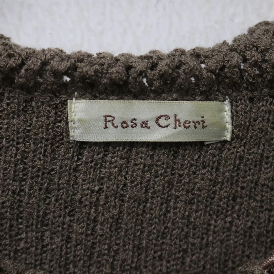 ROSA CHERI 프릴 y2k 울 혼방 니트 63135 상품이미지9