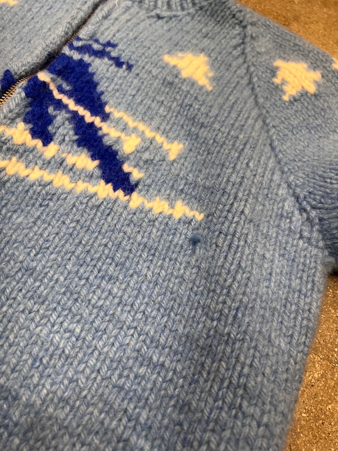 (rare) 코위찬 스키 니트 집업 상품이미지9