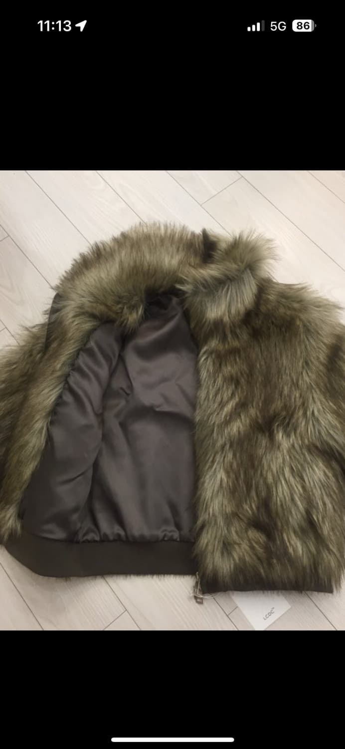 LCDC 퍼 집업자켓 팝니다 상품이미지4