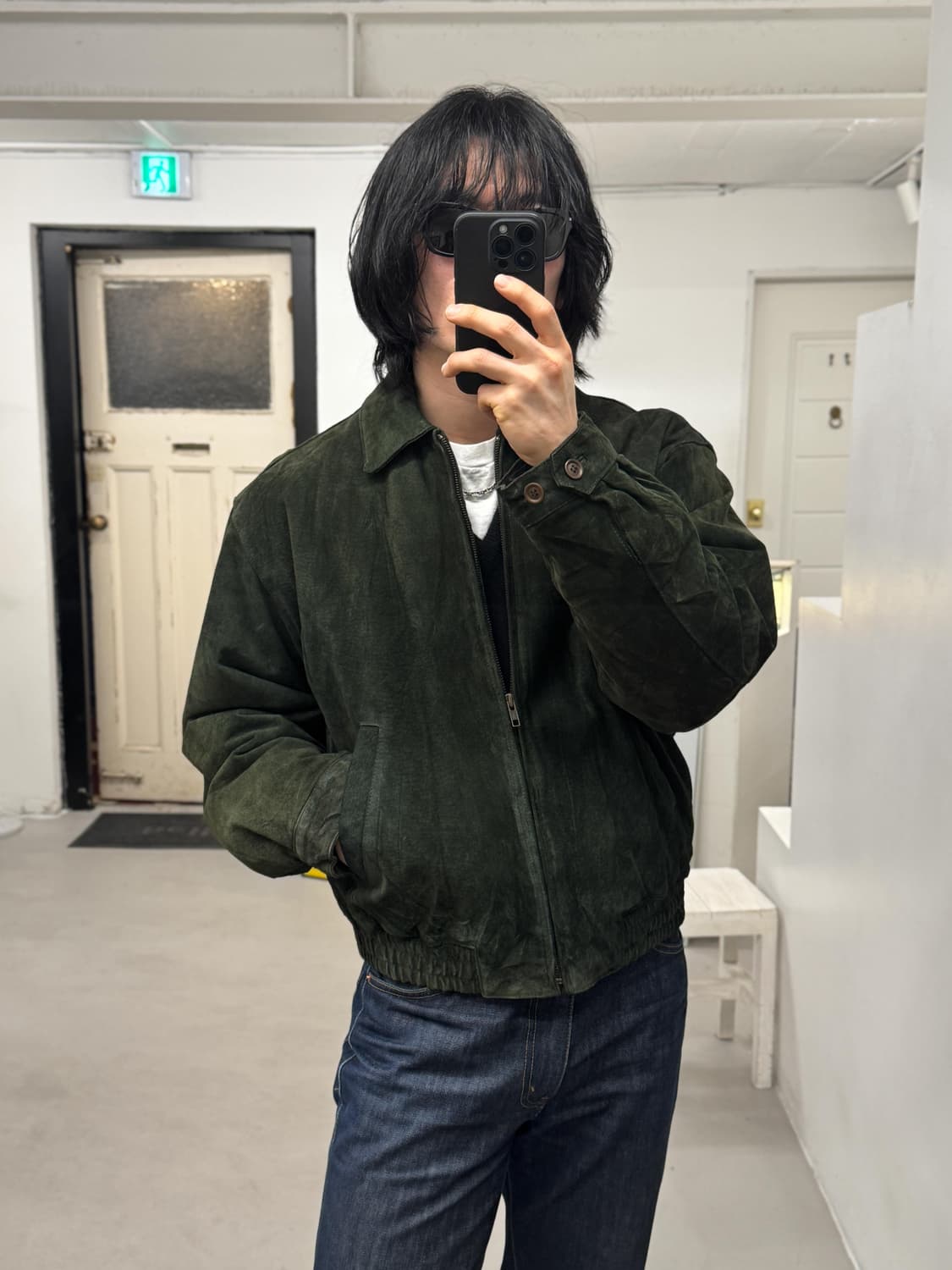 스웨이드 블루종 상품이미지2