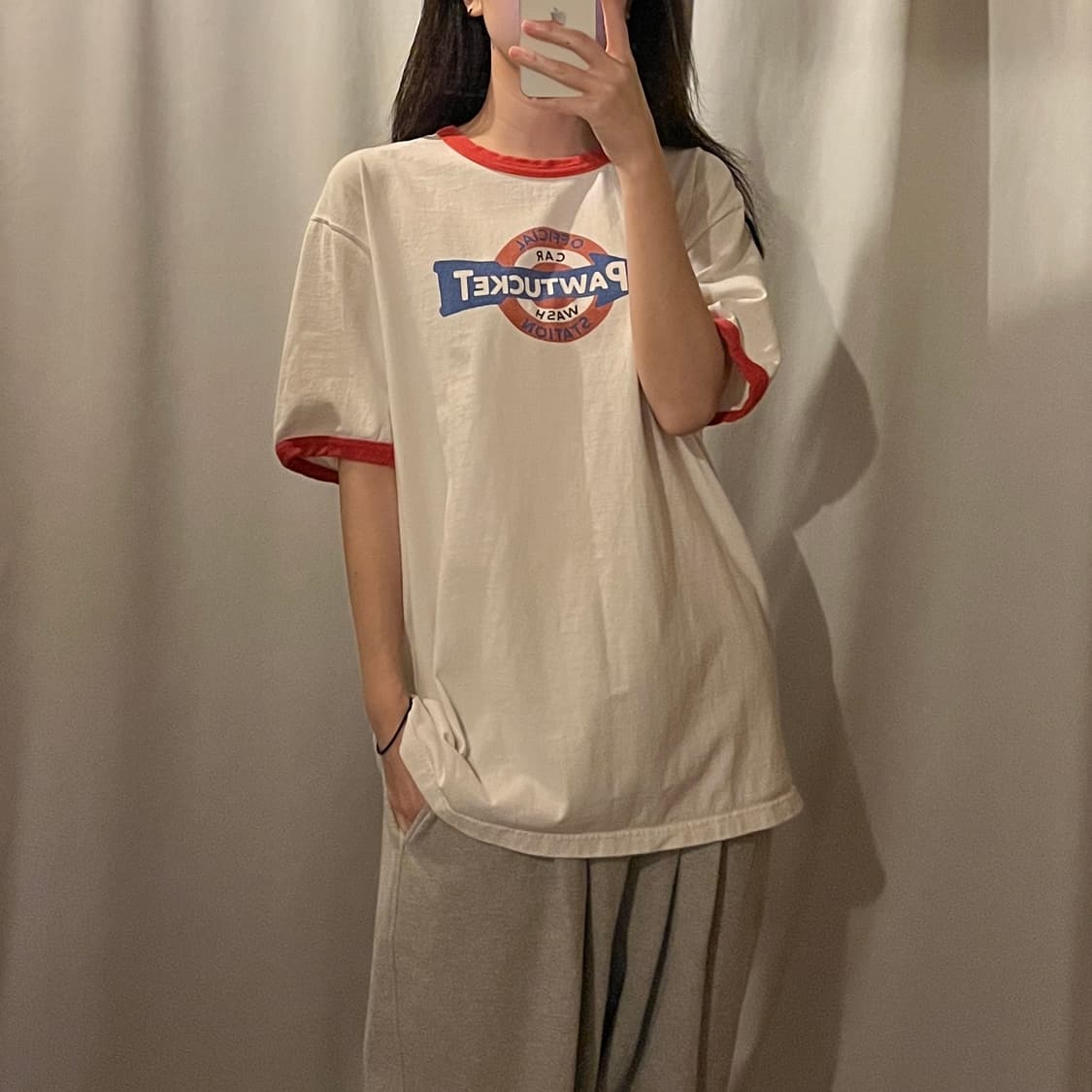 리얼맥코이 링거 반팔티셔츠 상품이미지1