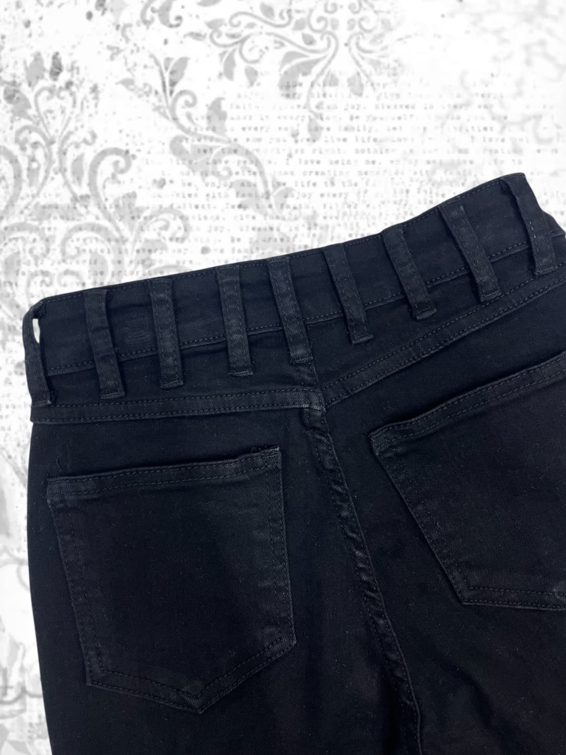 rick owens type stacked denim pants  상품이미지6