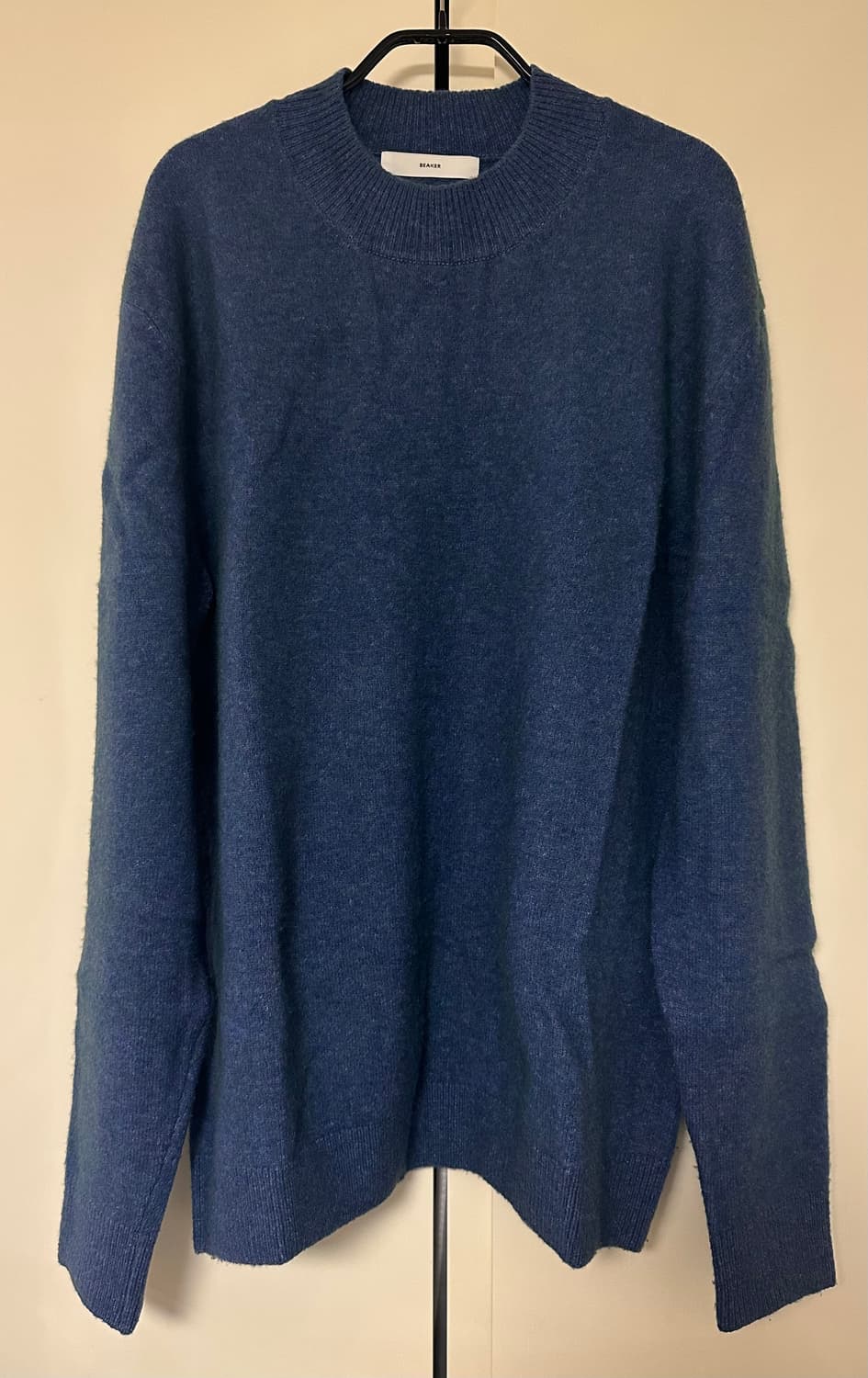 [2사이즈] 비이커 캐시미어 블렌드 멜란지 니트 상품이미지1