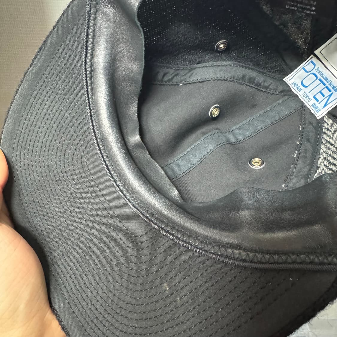 poten x harris tweed 울 볼캡 상품이미지6